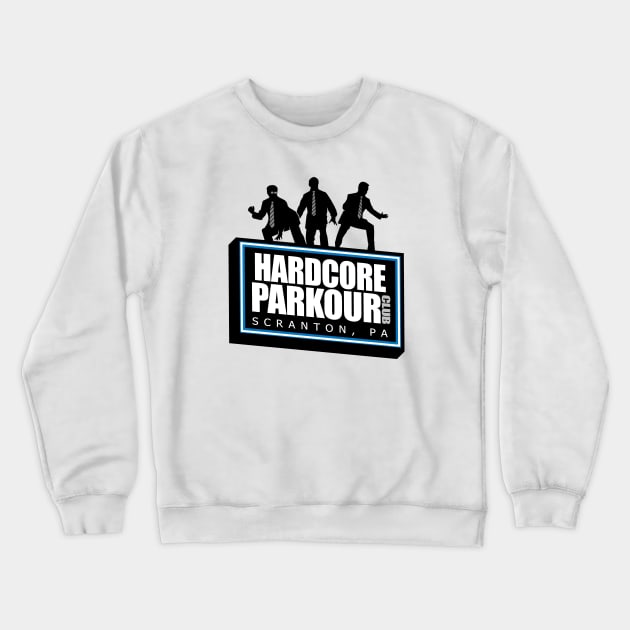 Hardcore Parkour Club Crewneck Sweatshirt by RyanAstle